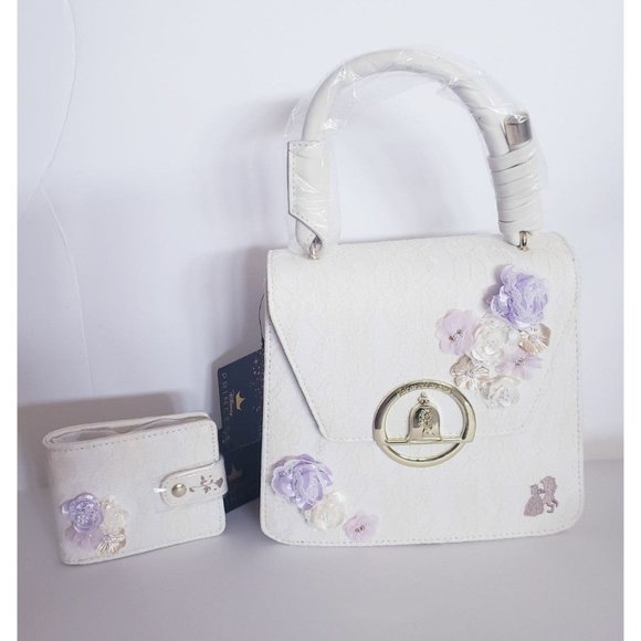 Loungefly Beauty and The Beast Lace Purse and Wallet Set